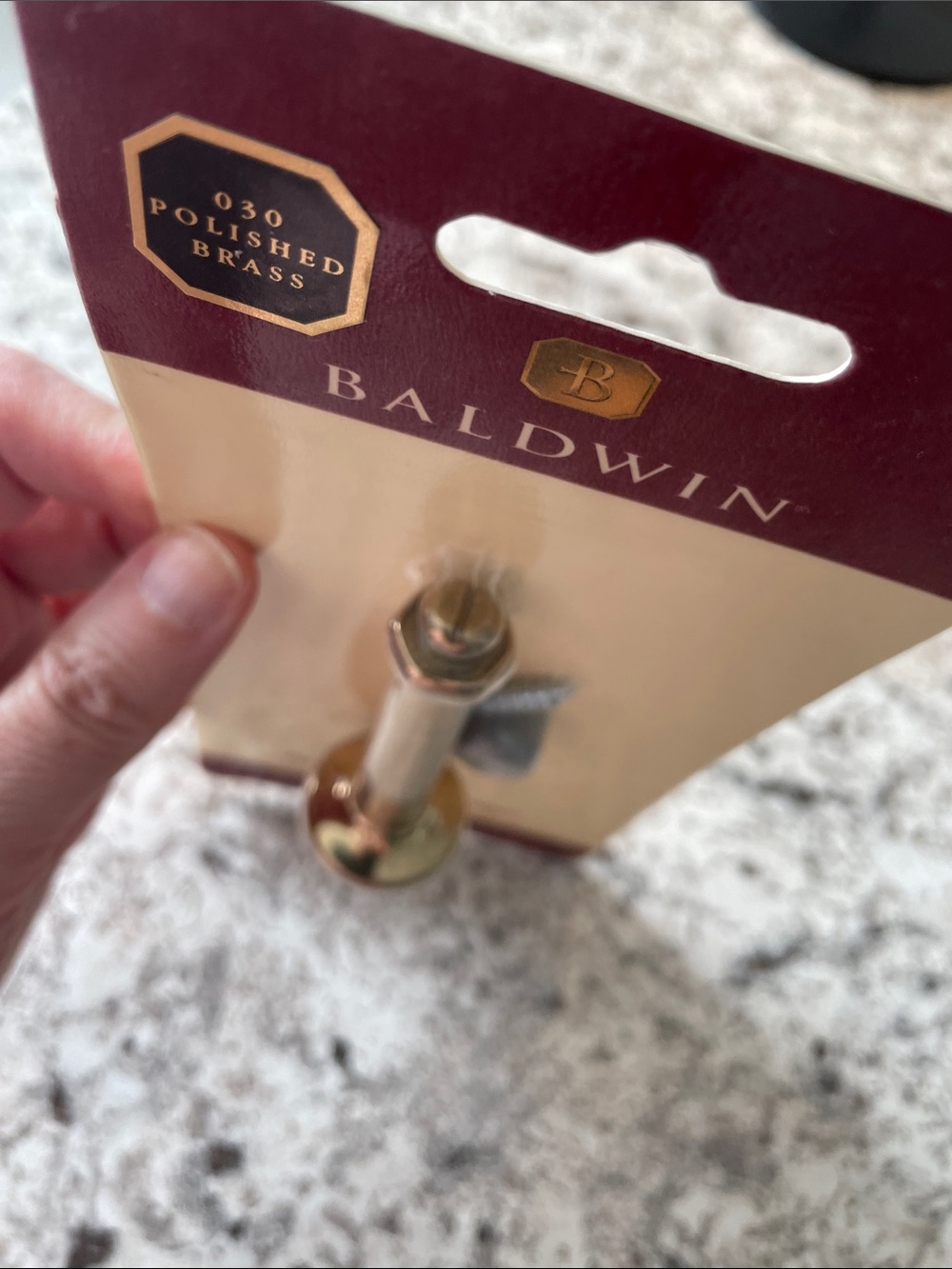 Baldwin Polished Brass Door Bumper - Gold color | never opened! | NIB - Picture 9 of 9